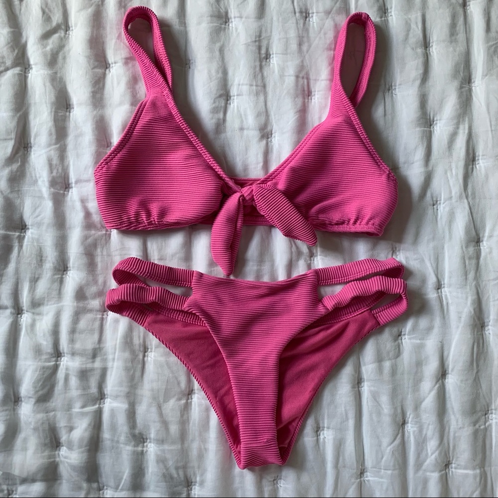Billabong Pink Bikini Set - Medium